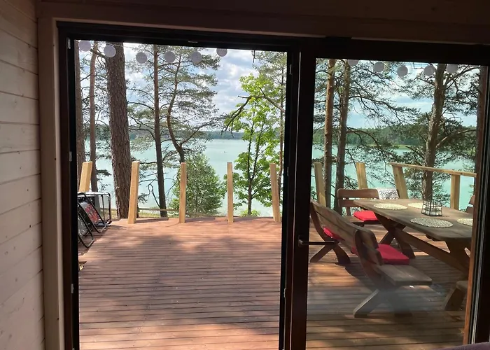 Сasa de vacaciones Dziesiatka Nad Samym Jeziorem - Pierwsza Linia