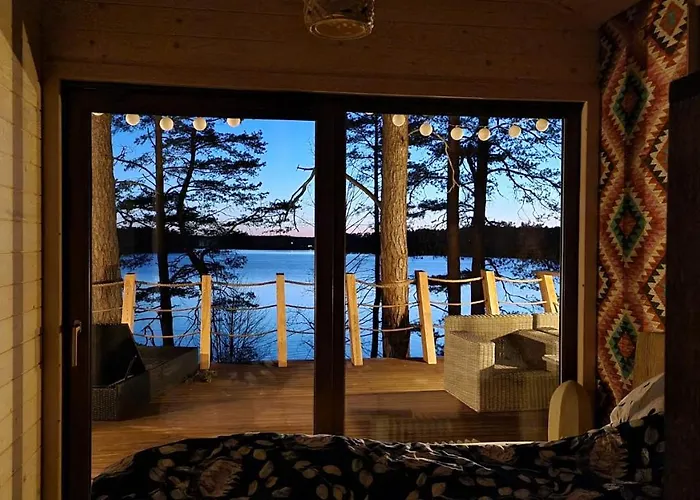 Сasa de vacaciones Dziesiatka Nad Samym Jeziorem - Pierwsza Linia *