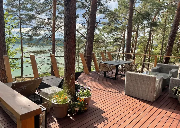 Dziesiatka Nad Samym Jeziorem - Pierwsza Linia Сasa de vacaciones *